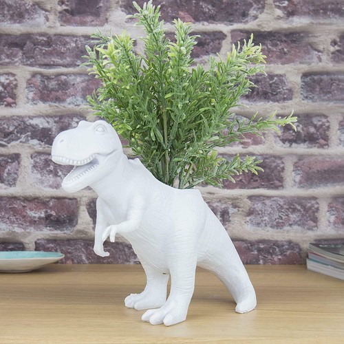Caja de regalo Gift Republic T-Rex dinosaurio jardinera oficina casa maceta soporte - Imagen 2 de 3