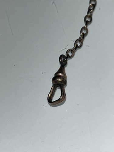 Victorian Lion Gold Filled FM Co Watch Fob Chain Antique GF Jewelry - Picture 7 of 10