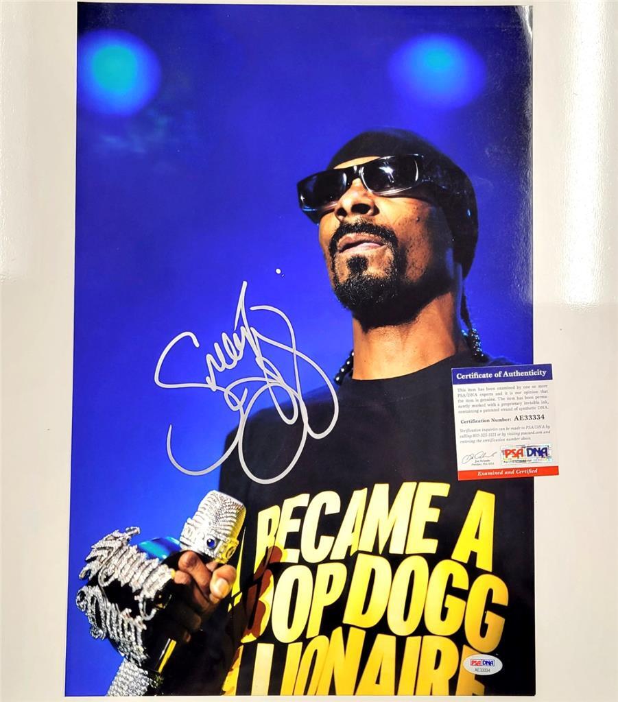 Snoop Dogg signed 12x18 photo rapper full autograph ~ PSA Snoop Dogg signed 12x18 photo rapper full autograph ~ PSA
