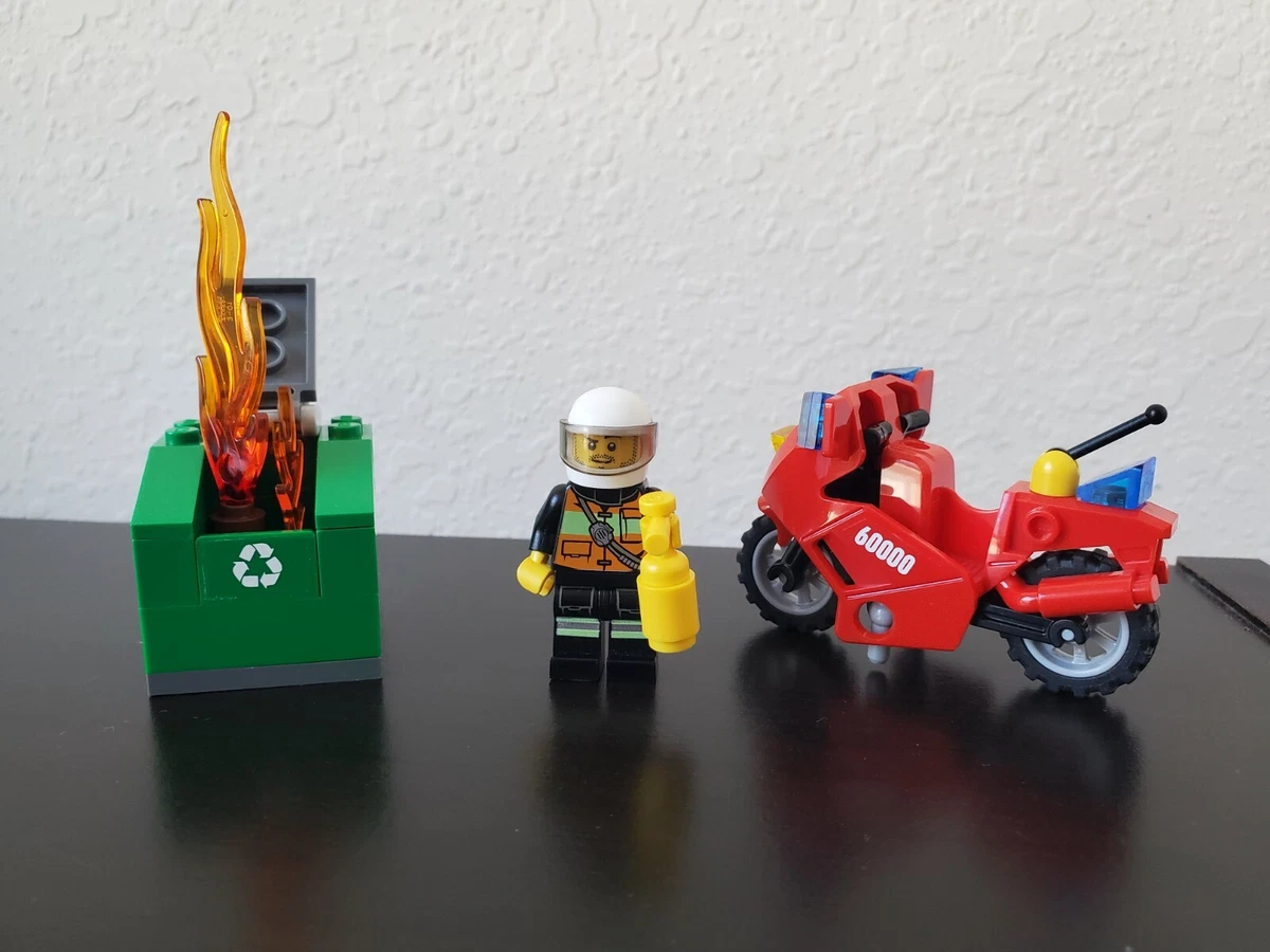 Lego City Fire Motorcycle 60000 Complete