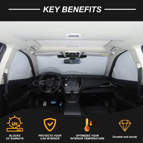 8Pcs its 2023-25 Subaru Outback All Window Sun Shades Set UV Protection Custom F - Picture 17 of 22