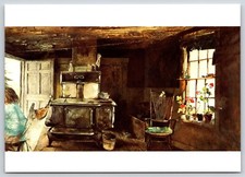 Postcard Art Andrew Wyeth Wood Stove 