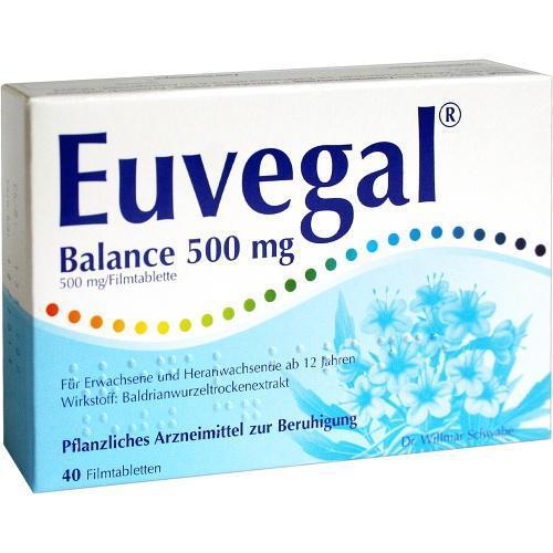 EUVEGAL Balance 500 mg Filmtabletten 40 St PZN 930615