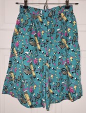 Vintage Head Sportswear Golf Shorts 6 High Waist MCM Clubs Modern Fun Print 90s