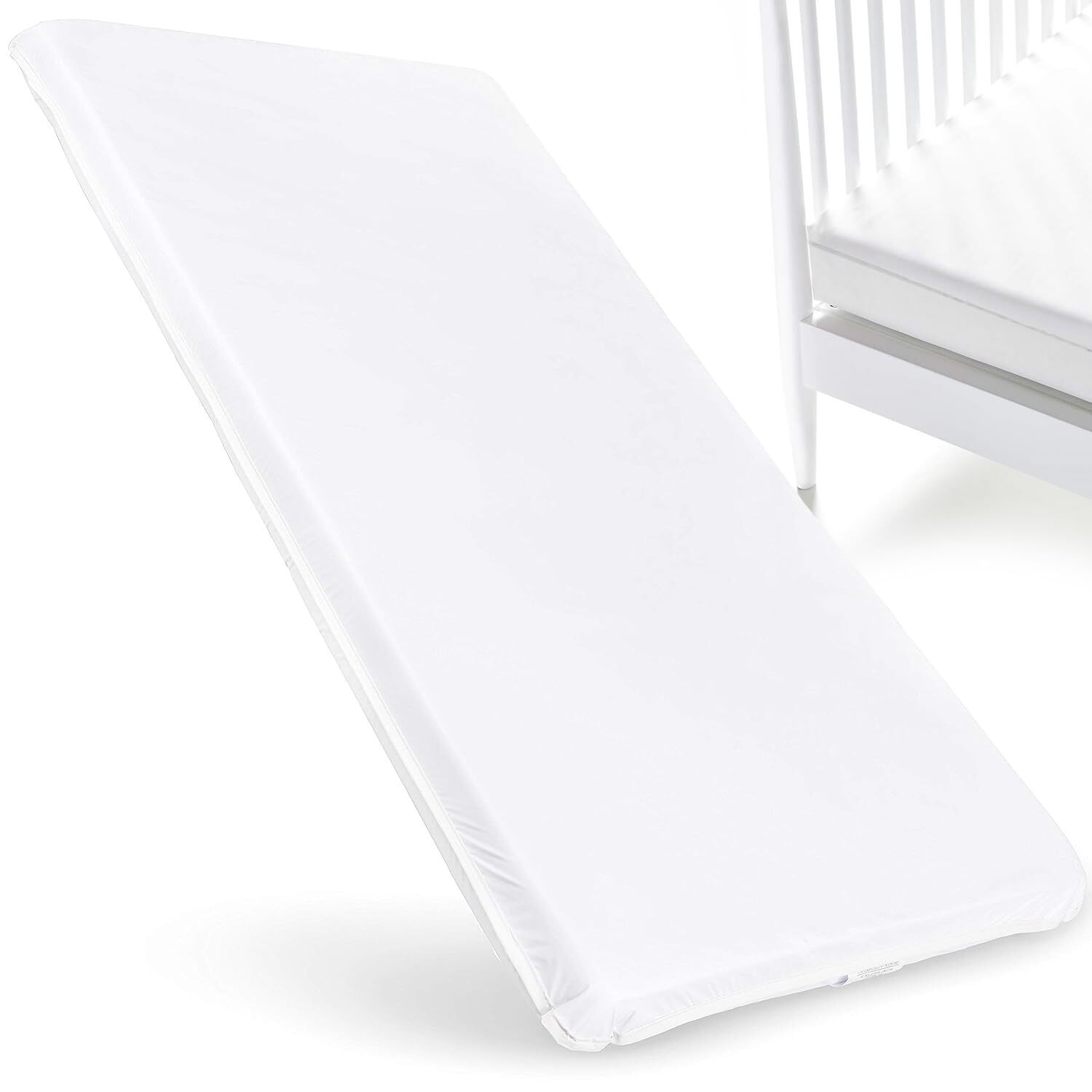 Baby Cradle Mattresses White Cradle Mattress with Waterproof Vinyl Cover eBay