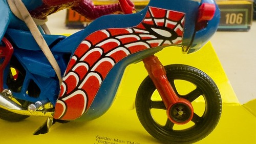 Corgi 266 Spiderbike Mint In Box Never Used Complete set 1984 - Picture 4 of 14
