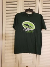 Dogfish Head Ale T-Shirt Men’s Size Medium Green Cotton Beer
