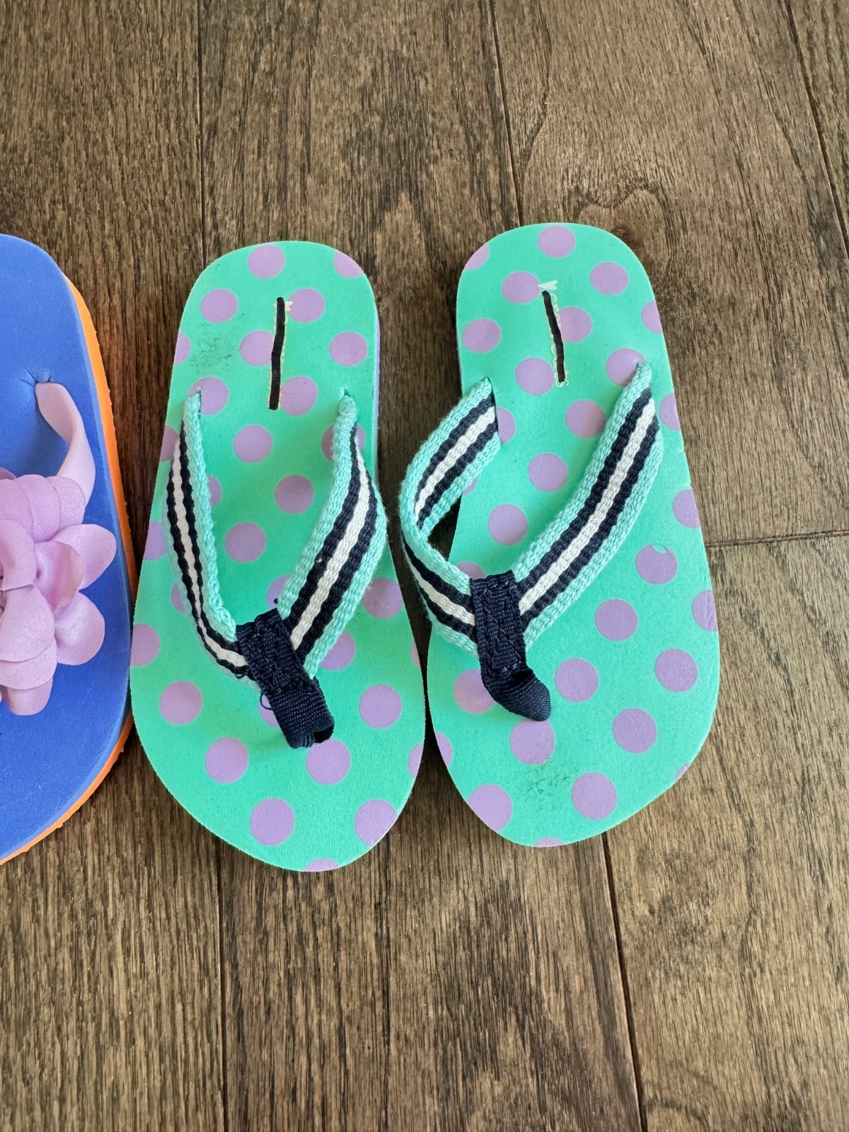 Lotto di 3 infradito ciabatte J.Crew nuove bambina taglia 10 e 11