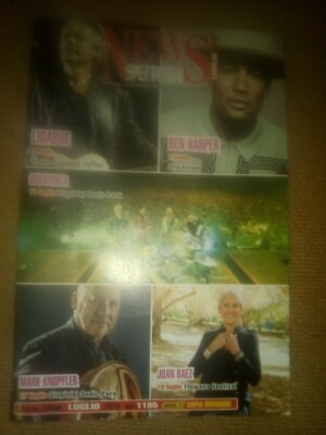 LIGABUE BEN HARPER M.KNOPFLER Magazin Turin 2019 selten free press guide Turin