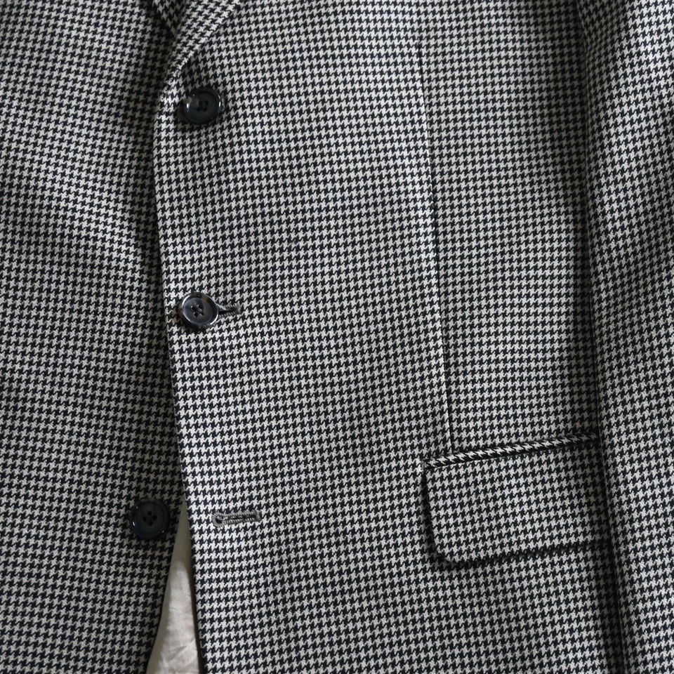 Blazer Abrigo Deportivo Chaqueta De Colección Ralph Lauren 40R Pata de Gallo 100% Lana Para Hombre Foto 3 de 4