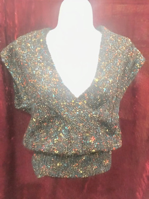 BEAUTIFUL STYLE Maoni bee Women's Sweater 88% ACRYLIC 12% POLYESTER SIZE S/M NWT