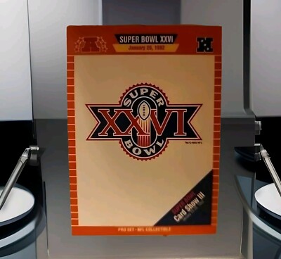 1992 Pro Set SUPERBOWL XXV1 REDSKINS PROMO Card NFL | eBay