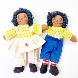 black raggedy ann and andy dolls