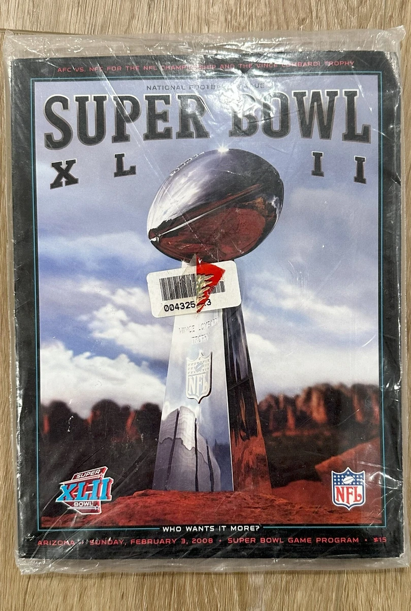 Super Bowl Xlii Program In Vintage Nfl Programs for sale | eBay