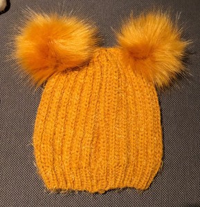 bonnet deux pompons femme