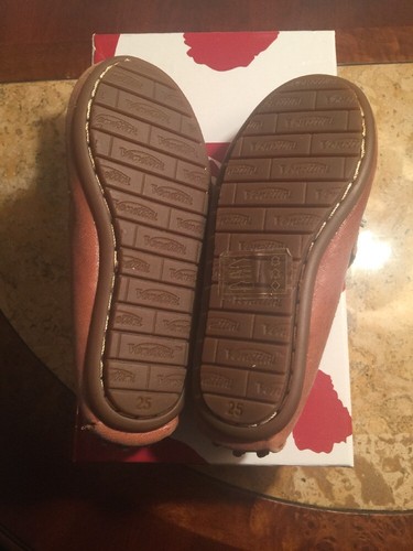 Brand New in Box Venettini Loafers Brown With White Tassel Boys Size 25 - Picture 6 of 7