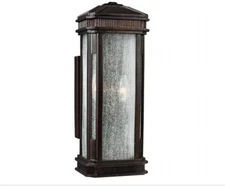 Feiss Federal 3-Light Gilded Bronze Outdoor Wall Fixture OL10804GBZ