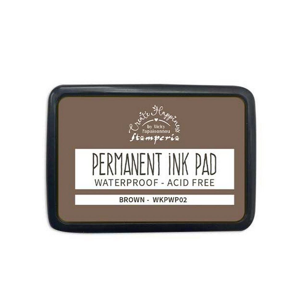Permanent Ink pad Brown  Stamperia