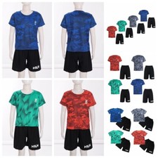 Kids Hiking Short Sleeve Climbing Boys Running T-Shirt Workout Girls Exercise