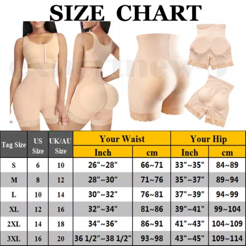 FAKE ASS Butt and Hip Enhancer Booty 4 Pads Underwear Pants Women Body Shaper US - Picture 21 of 35