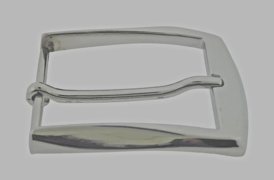 Pin Belt Buckles for Men's 1.25" 1 1/4" Inch 32mm Wide Belt Silver Prong Replace - Image 3 of 4