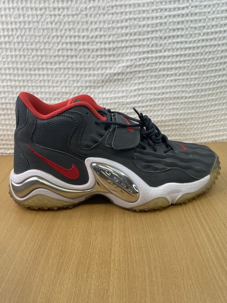 Nike Air Zoom Turf Jet 97 Men's Size 9.5 Black Red Gray Sneakers