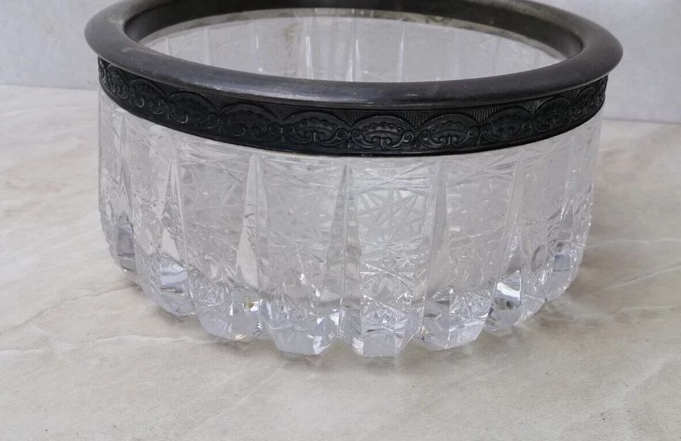 Candy Bowl Cristal y Plata 875 Ensayo URSS. Jarrón, pátina natural. Foto 4 de 4