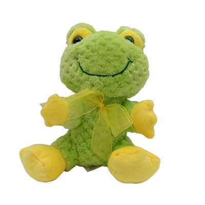 Way To Celebrate Easter Farm Friends Frog Plush Stuffed Animal Green Yellow 7.5 