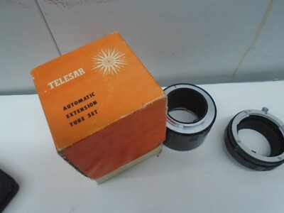 telestar extention tube set for nikon ( auto for nikon f ) new old stock