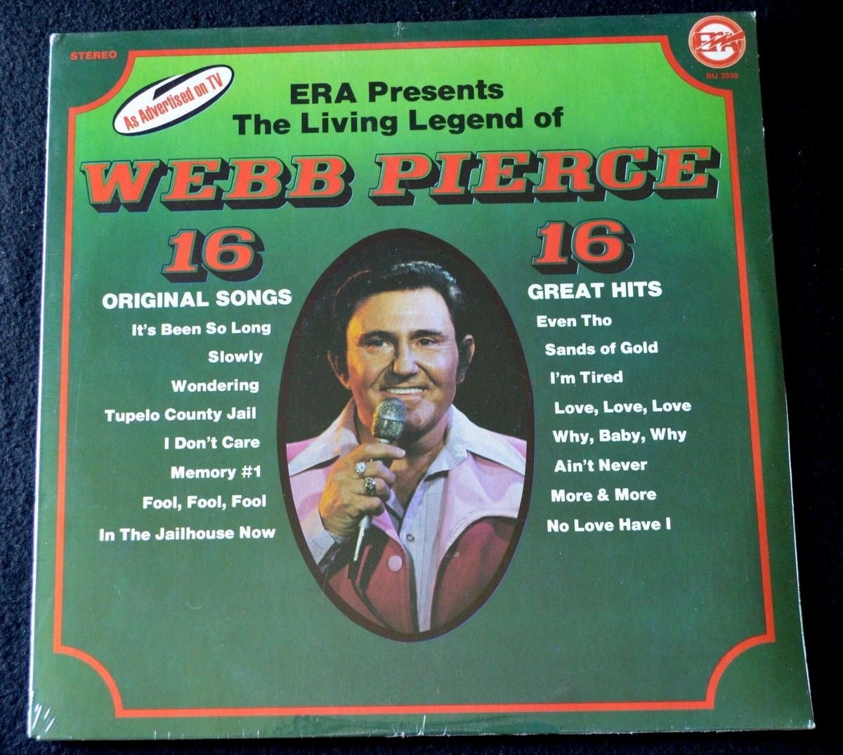 WEBB PIERCE-THE LIVING LEGEND OF WEBB PIERCE-BU 3330-COUNTRY 