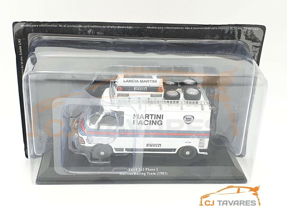 Voiture Rallye 1/43 Fiat Ducato Team Lancia Martini + FAS - Altaya - Neuf Boîte Fermée