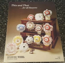 This & That for All Seasons Spinning Wheel Cross Stitch Pattern Mini Lid Designs