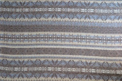 ZOFFANY GARDINEN-/POLSTERSTOFF ''Fair Isle'' 3,2 METER NATUR 100% WOLLE GEWEBT