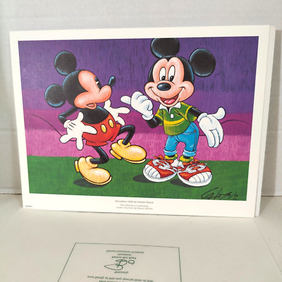 1992 Walt Disney Mickey Mouse Art Print Picture NEW | eBay