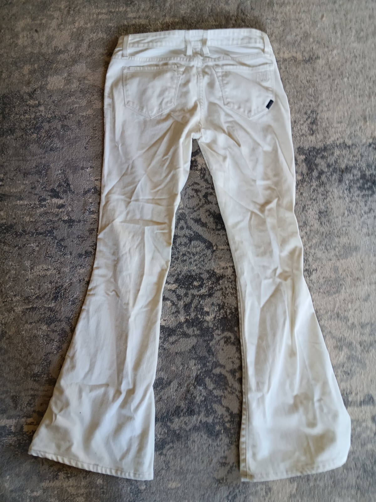 Work Custom Jeans Women Button Solid 5 Pocket Des… - image 3