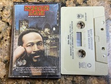 Vintage Marvin Gaye Midnight Love Cassette Tape NICE 1982 R B Soul Funk