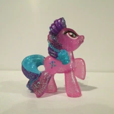 My Little Pony FiM Blind Bag Wave 10 2" Transparent Glitter Ribbon Wishes Figure