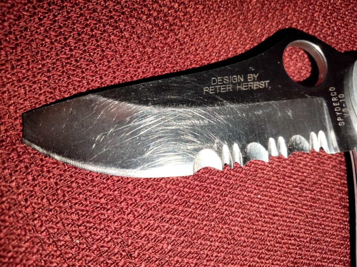 Spyderco Knife Design by Peter Herbst VG-10 Seki-City Japan