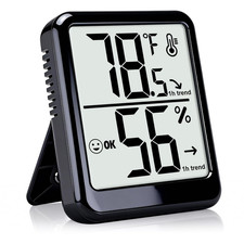 Room Thermometer Indoor Hygrometer Humidity Meter Gauge Digital Temperature And