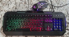 Gamer Keyboard, Mouse  Mouse Pad Bundle, LED