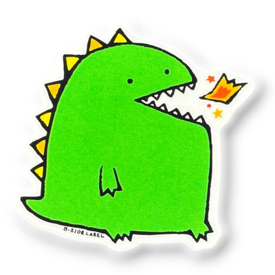 Cute Baby Dragon   B-Side Label Sticker