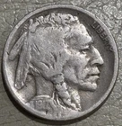 1917d Buffalo nickel, nice original VG condition full date partial horn detail
