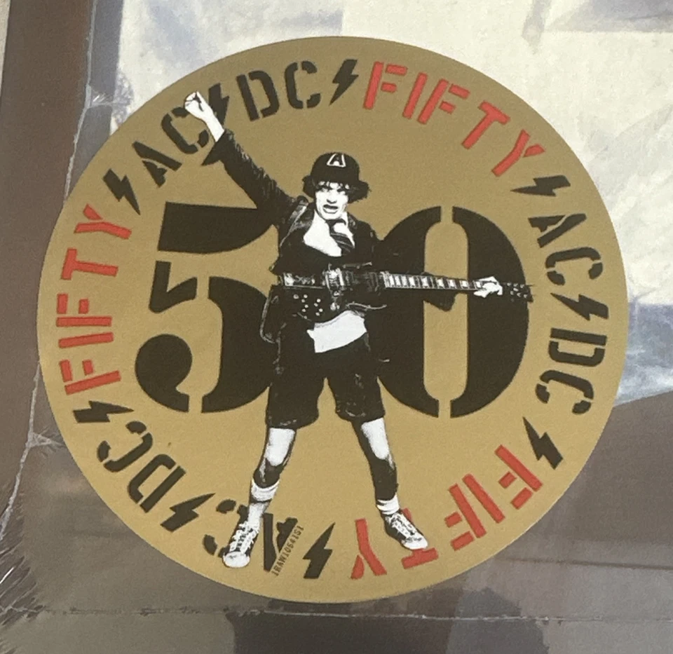 AC/DC - Blow Up Your Video ~ New Sealed 50th Anniversary Gold Vinyl Record - Image 4 of 4