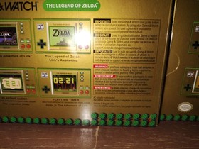2 Nintendo Game & Watch The Legend of Zelda Handheld Systems Color Screen Sealed