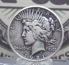 1921 "P" Peace SILVER Dollar "HIGH RELIEF" $1 #EC9 **KEY DATE** ECC&C, Inc.