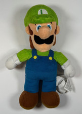 2022 Nintendo Super Mario Luigi Plush 10" Jakks