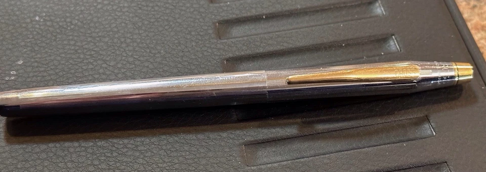 Bolígrafo Cross Classic Century cromado vintage Foto 2 de 3