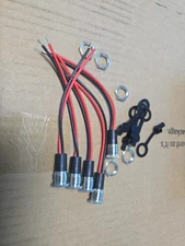 FILSHU 5.5 X 2.1 MM DC Power Jack Socket Threaded Female Mount Connector Adapter