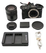 USED Canon EOS M3 Mirrorless Camera with 18-55mm Lens Black