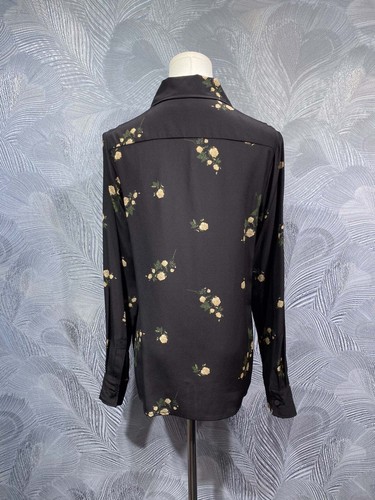 Langarmshirt Damen 2025 Sommer neues Revers Seide bedruckt - Bild 11 von 11